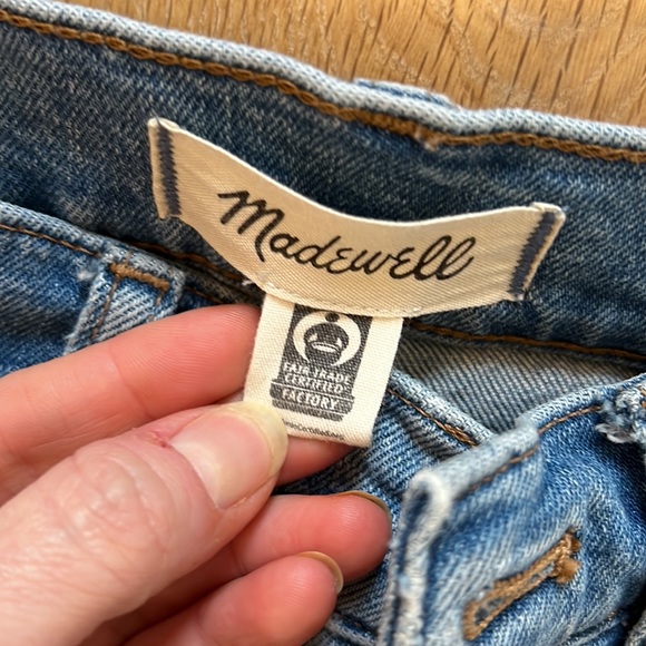Madewell straight leg vintage crop jeans - Picture 5 of 9